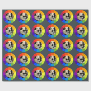 Kleurencirkel van de regenboog cadeaupapier