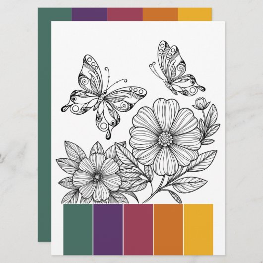 Kleurencombinaties Kaarten Kunsttherapie (Voorkant / Achterkant)