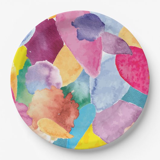 Kleurencrash 2 papieren bordje (Voorkant)