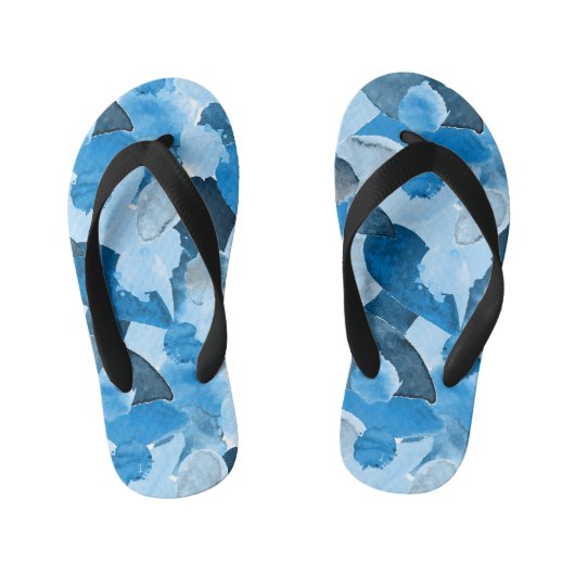 Kleurencrash 6 kinder teenslippers (Voetbed)