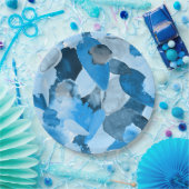 Kleurencrash 6 papieren bordje (Feest)