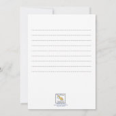 Kleurend Briefkaart Moeder Hen (Achterkant)