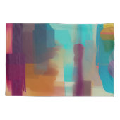 Kleurend retro toonmengsel kussensloop (Achterkant)