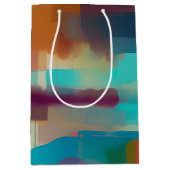 Kleurend retro toonmengsel medium cadeauzakje (Voorkant)