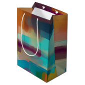 Kleurend retro toonmengsel medium cadeauzakje (Achterkant Gekanteld)