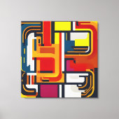 kleurendoolhof canvas afdruk (Voorkant)