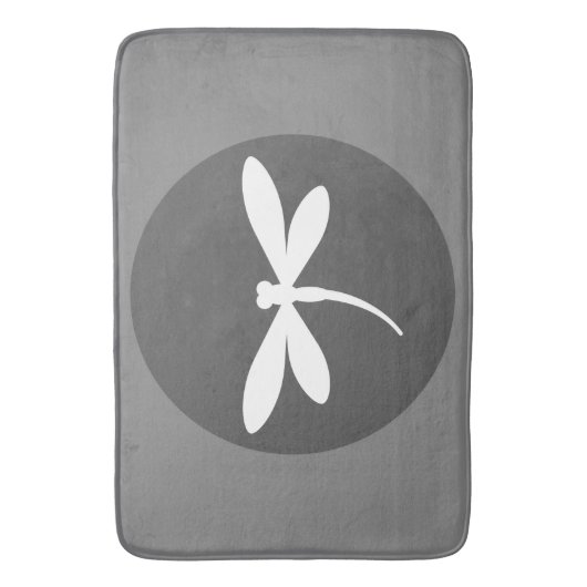  kleurendragonfly Bath Mat (Voorkant Verticaal)