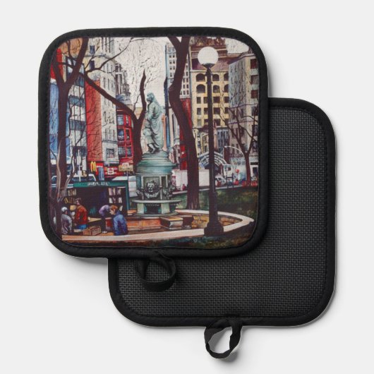 Kleurengeur van het Unieplein Pannenlap (Voorkant / Achterkant)