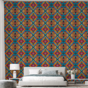 Kleurengolf-fusie – Moderne abstracte wervelende k Behang