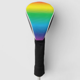 Kleurengradatie met Lines Golfhoofd Hoesje Golfheadcover