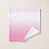 Kleurenhanddoekset voor pink roze ombre gradiënt bad handdoek (Wasdoekje)