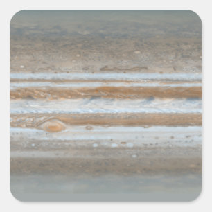 Kleurenkaart van Jupiter 2 Vierkante Sticker