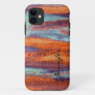 Kleurenkorreltextuur van Retro #3 iPhone 11 Hoesje
