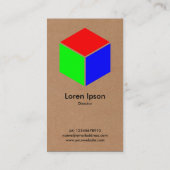 Kleurenkuif - Kartonnen doos Visitekaartje (Achterkant)