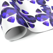 Kleurenkunst, blauw cadeaupapier (Rol Hoek)