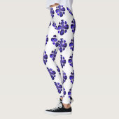 Kleurenkunst, blauw leggings (Links)