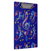 Kleurenlijk muzieknotities Klembord (Rechts)