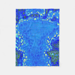 Kleurenluipaard in Retro Print Skin #8 Fleece Deken
