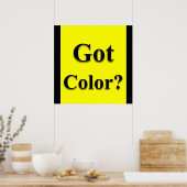 Kleurenmatte Poster (Keuken)