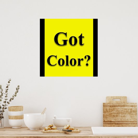 Kleurenmatte Poster (Keuken)