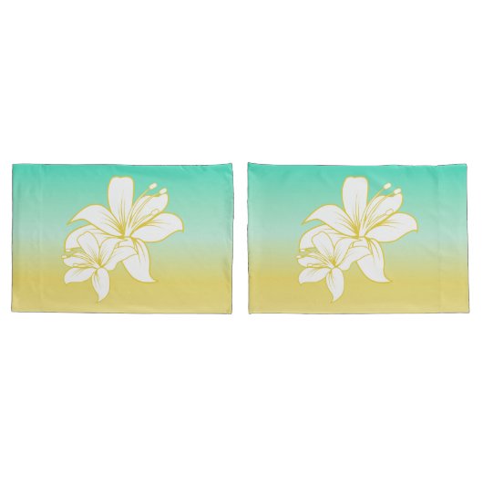 Kleurenombre voor zand en Zee Kussensloop (Achterkant-Set)