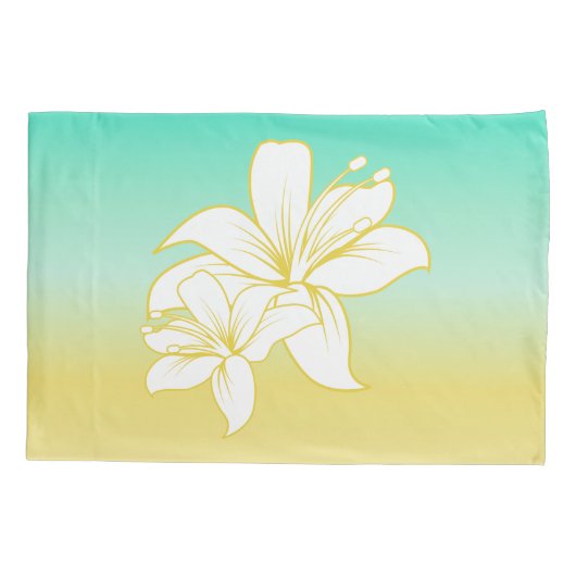 Kleurenombre voor zand en Zee Kussensloop (Achterkant-Links)