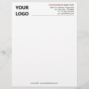 Kleurenontwerp Letterhead - Uw Logo fotokleuren Briefhoofd