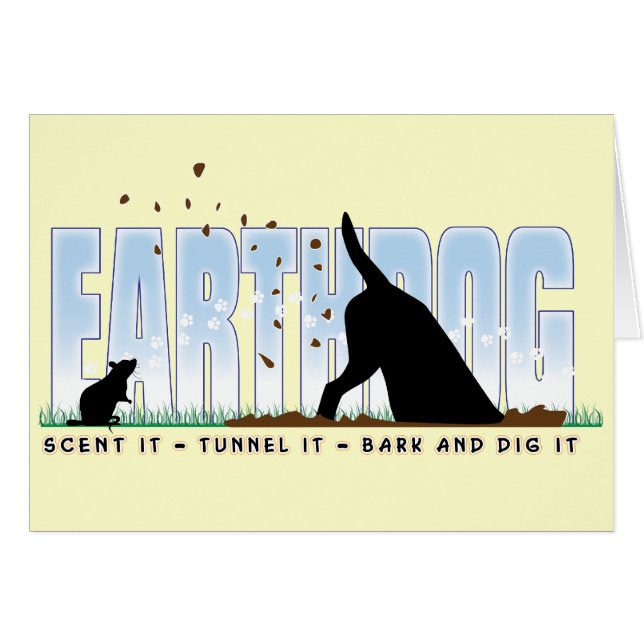 Kleurenontwerp van Earthdog (Voorkant Horizontaal)