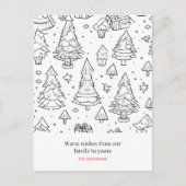 Kleurenoverzicht van Kerstmis Feestdagenkaart (Voorkant)