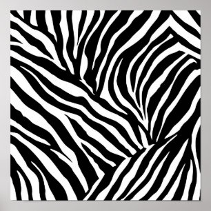 Kleurenpagina-sjabloon met hoogcontrast zebrastrep poster