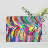 Kleurenpalet kunstenaar kaart (Staand voorkant)