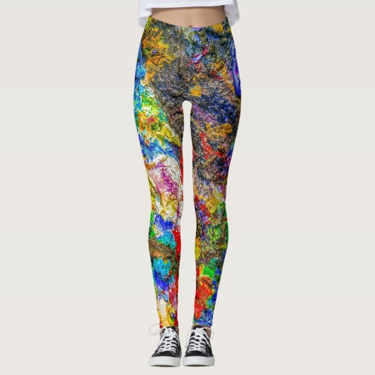 Kleurenpalet Leggings (Voorkant)