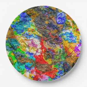 Kleurenpalet Papieren Bordje