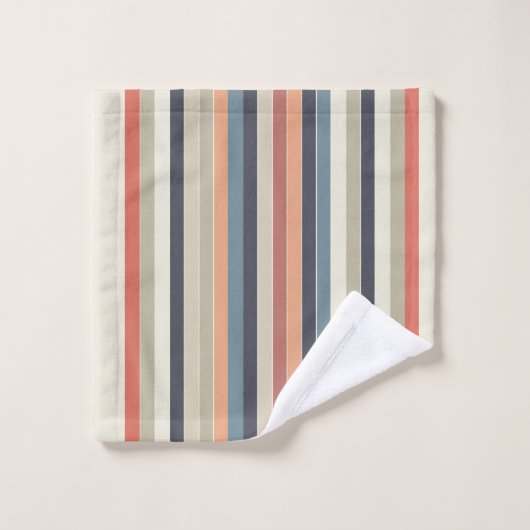 Kleurenpaletstrepen voor koelen bad handdoek (Wasdoekje)