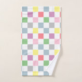 Kleurenpasta's voor kleine controleurs: wit gechec handdoek (Handdoek)