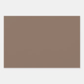 Kleurenpastelbruin Inpakpapier Vel (Voorkant 2)