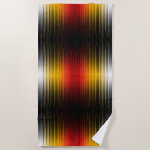 Kleurenpatroon Kunst van het plasma veld van de te Strandlaken