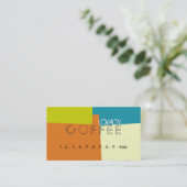 Kleurenpatroon Loyalty Coffee Punch Retro (Staand voorkant)