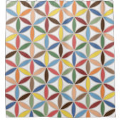 Kleurenpatroon voor levensherstel douchegordijn (Voorkant)