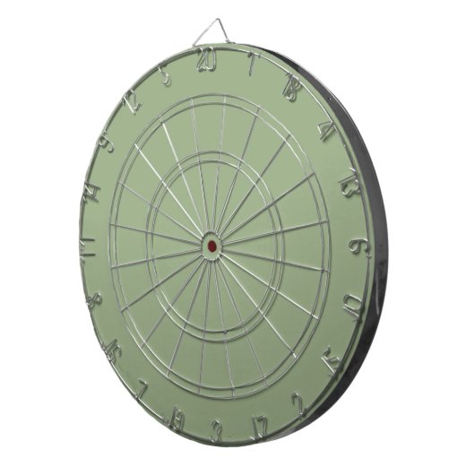 Kleurenplank met groene kleur dartbord (Voorkant Rechts)