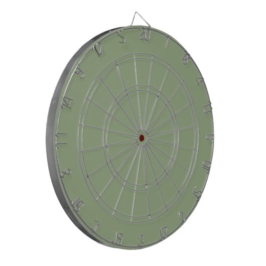 Kleurenplank met groene kleur dartbord (Voorkant Links)