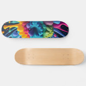 Kleurenplash Skateboard (Horizontaal)