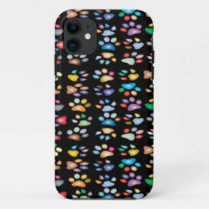 Kleurenpootafdrukken iPhone 11 Hoesje