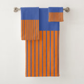 KleurenPop Stripes modern gestript design Bad Handdoek (Insitu)