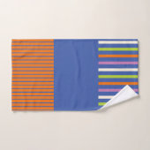 KleurenPop Stripes modern gestript design Bad Handdoek (Handdoek)