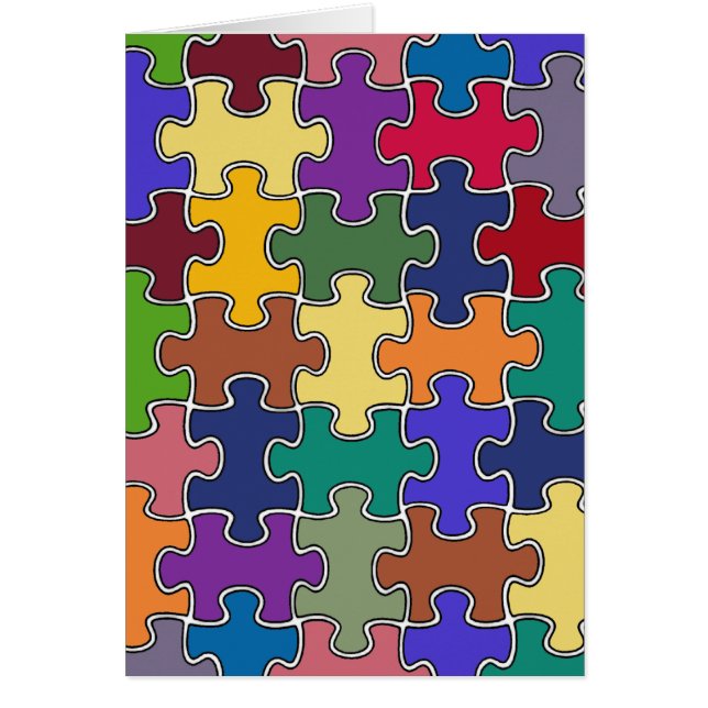kleurenpuzzelstukjes (Voorkant)