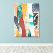 Kleurenrand II Canvas Afdruk (Insitu (Houten vloer))