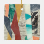 Kleurenrand II Keramisch Ornament (Achterkant)