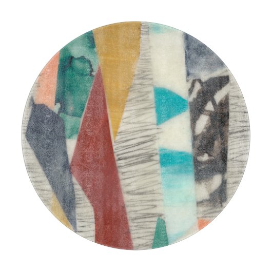 Kleurenrand II Snijplank (Voorkant)