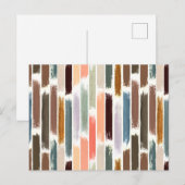 Kleurenregen 2 feestdagenkaart (Voorkant / Achterkant)